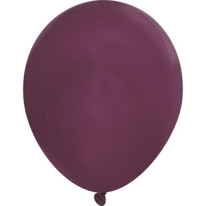 Custom 11" USA Crystal Latex Balloon with Logo Imprint - Burgundy Red