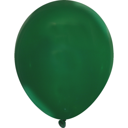 Custom 11" USA Crystal Latex Balloon with Logo Imprint - Forest Green