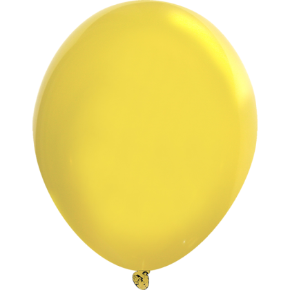 Custom 11" USA Crystal Latex Balloon with Logo Imprint - Lemon Yellow