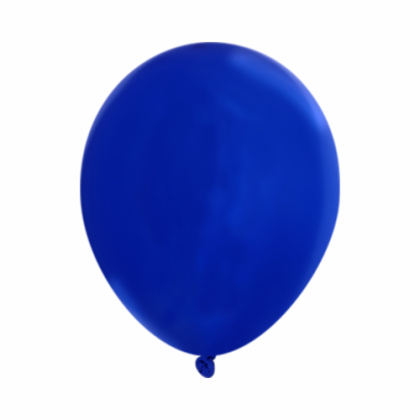 Custom 9" Metallic Latex Balloons - Blue