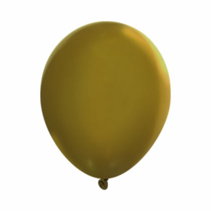 Custom 9" Metallic Latex Balloons - Gold