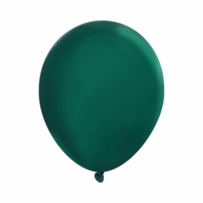 Custom 9" Metallic Latex Balloons - Green