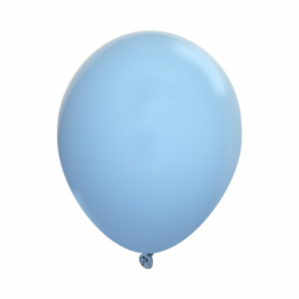 Custom 11" Metallic Latex Balloons - Sky Blue