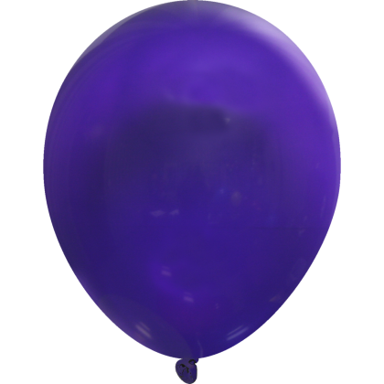 Custom 9" USA Crystal Latex Balloon - Deep Purple