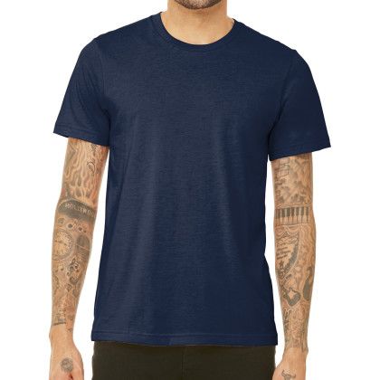 Custom Bella+Canvas Unisex Triblend Short Sleeve Tee - Navy