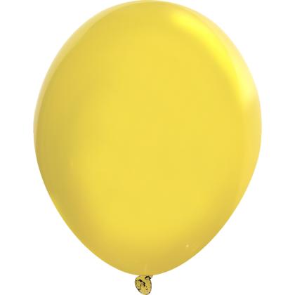 Custom 9" USA Crystal Latex Balloon - Lemon Yellow