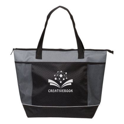 Custom Porter Shopping Cooler Tote Bag - Gray