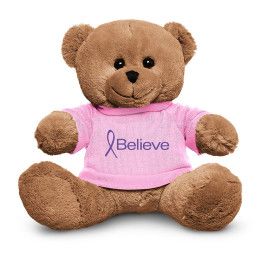 Custom 8.5" Plush Bear With T-Shirt - Pink