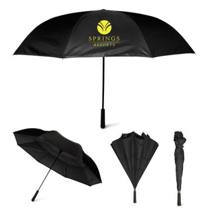 Custom Inversion Umbrella 54" - Black