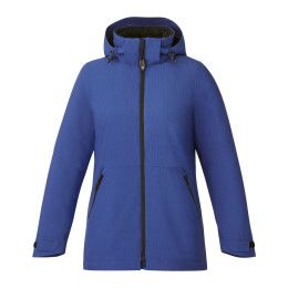 Custom Women's ZERMATT Waterproof Sherpa Fleece 3-in-1 Jacket - Metro Blue with Black