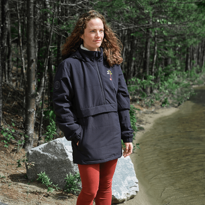 Custom Unisex Roots73 ALBANY Eco Insulated Half Zip Pullover Jacket