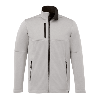 Custom Men's JORIS Eco Waterproof Softshell Jacket - Silver Heather