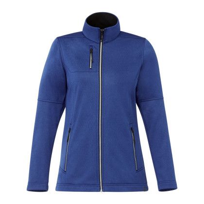 Custom Women's JORIS Eco Waterproof Softshell Jacket - Metro Blue Heather