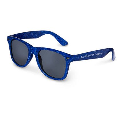 Custom Campfire Sunglasses - Reflex Blue