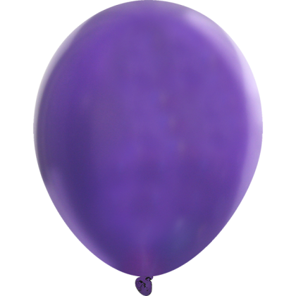 Custom 9" USA Metallic Latex Balloons - Purple