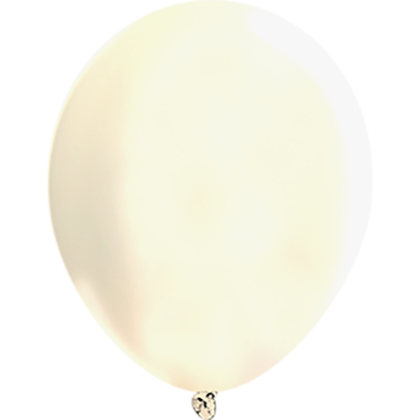 Custom 9" USA Metallic Latex Balloons - White