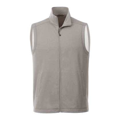 Custom Men's BOYCE Lightweight Knit Vest - Heather Gray