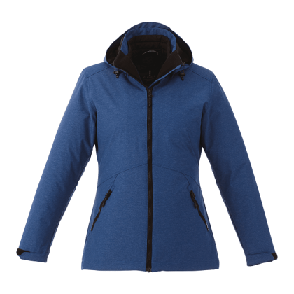 Custom Women's Delamar Waterproof 3-in-1 Jacket - Metro Blue Heather