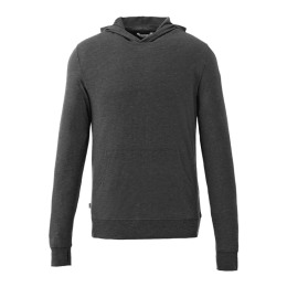 Custom Men's HOWSON Lightweight Knit Hoodie with Thumb Holes - Heather Dark Charcoal