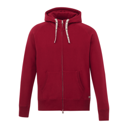 Custom Men's Riverside Roots73 Full Zip Fleece Hoodie - Cranberry