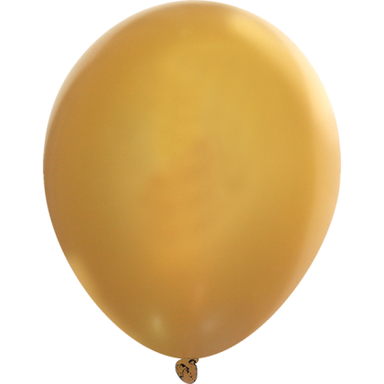 Custom 11" USA Metallic Latex Balloons - Gold