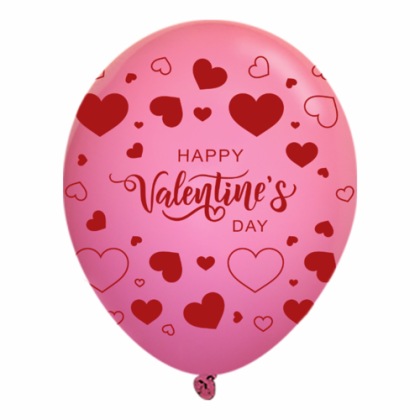 Custom 11" Standard Latex Wrap Balloons - Valentine's Day
