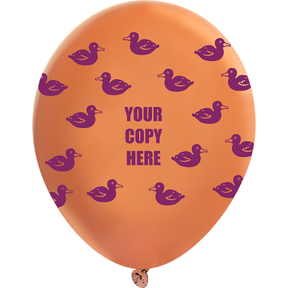 Custom 11" Metallic Latex Wrap Balloons - Custom