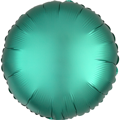 Custom 17" Round Helium Saver XtraLife Foil Balloons - Jade Green