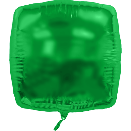 Custom 22" Square Helium Saver XtraLife Foil Balloon - Green