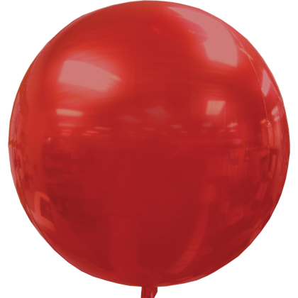 Custom 17" 3D Orbz Foil Balloon - Red