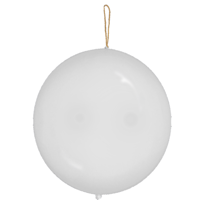 Custom 16" Latex Punch Balloon - White