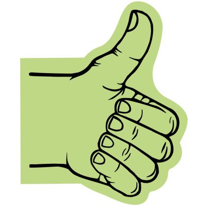 Spirit 16 in. Promotional Foam Thumbs Up - Lime Green 367 Spirit 16 in. Promotional Foam Thumbs Up - Lime Green 367