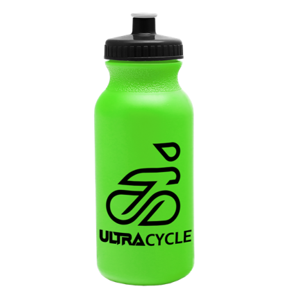 Custom Omni Circular - 20 Oz. Bike Bottle - Neon Green