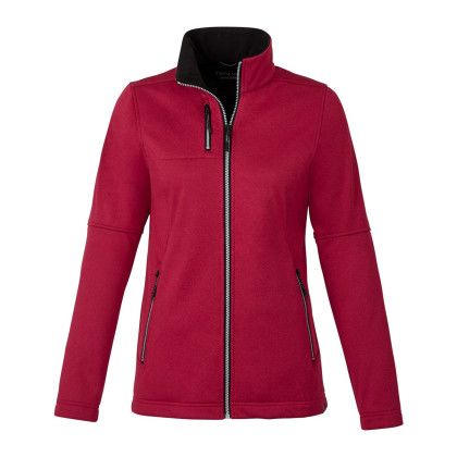 Custom Women's JORIS Eco Waterproof Softshell Jacket - Vintage Red