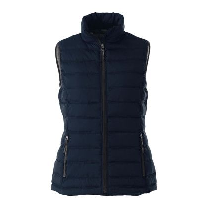 Custom Women's MERCER Insulated Puffer Vest - Navy