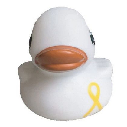 Custom Rubber Yellow Ribbon Duck