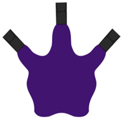 Spirit 16 in. Talon Mitt - Purple 2597