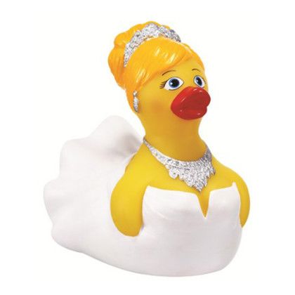 Custom Rubber Blushing Bride Duck Toy