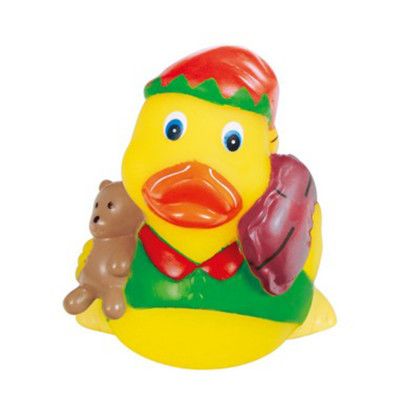 Custom Rubber Friendly Elf Duck Toy