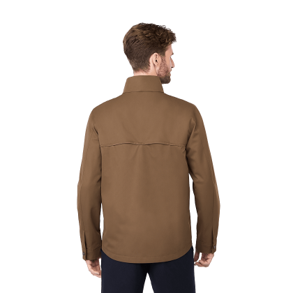 Custom Men's Hardy Eco Work Jacket - Bark - Back