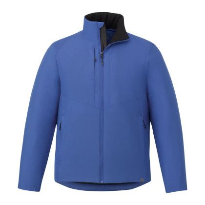 Custom Men's KYES Eco Packable Insulated Jacket - Metro Blue