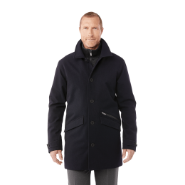 Custom Men's RIVINGTON Insulated Jacket - Black - Front