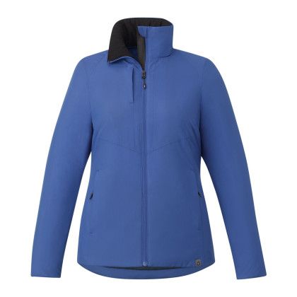 Custom Women's KYES Eco Packable Insulated Jacket - Metro Blue