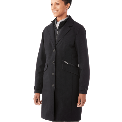 Custom Women's RIVINGTON Insulated Jacket - Black - Side