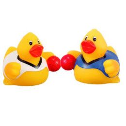 Custom Rubber Dodge Ball Player Duck Toy