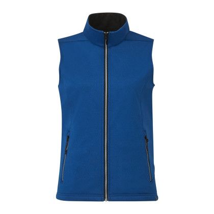 Custom Women's JORIS Eco Waterproof Softshell Vest - Metro Blue Heather