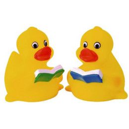 Custom Rubber Reading Duck Toy Custom Rubber Reading Duck Toy