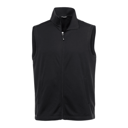 Custom Men's BOYCE Lightweight Knit Vest - Black