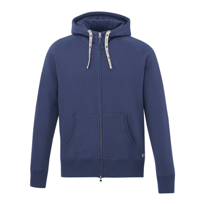 Custom Men's Riverside Roots73 Full Zip Fleece Hoodie - Indigo Blue