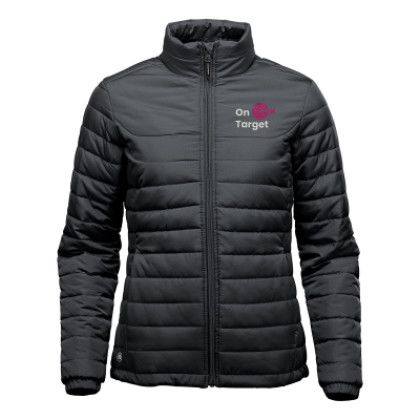 Custom Stormtech Nautilus Women's Quilted Hoody - Black